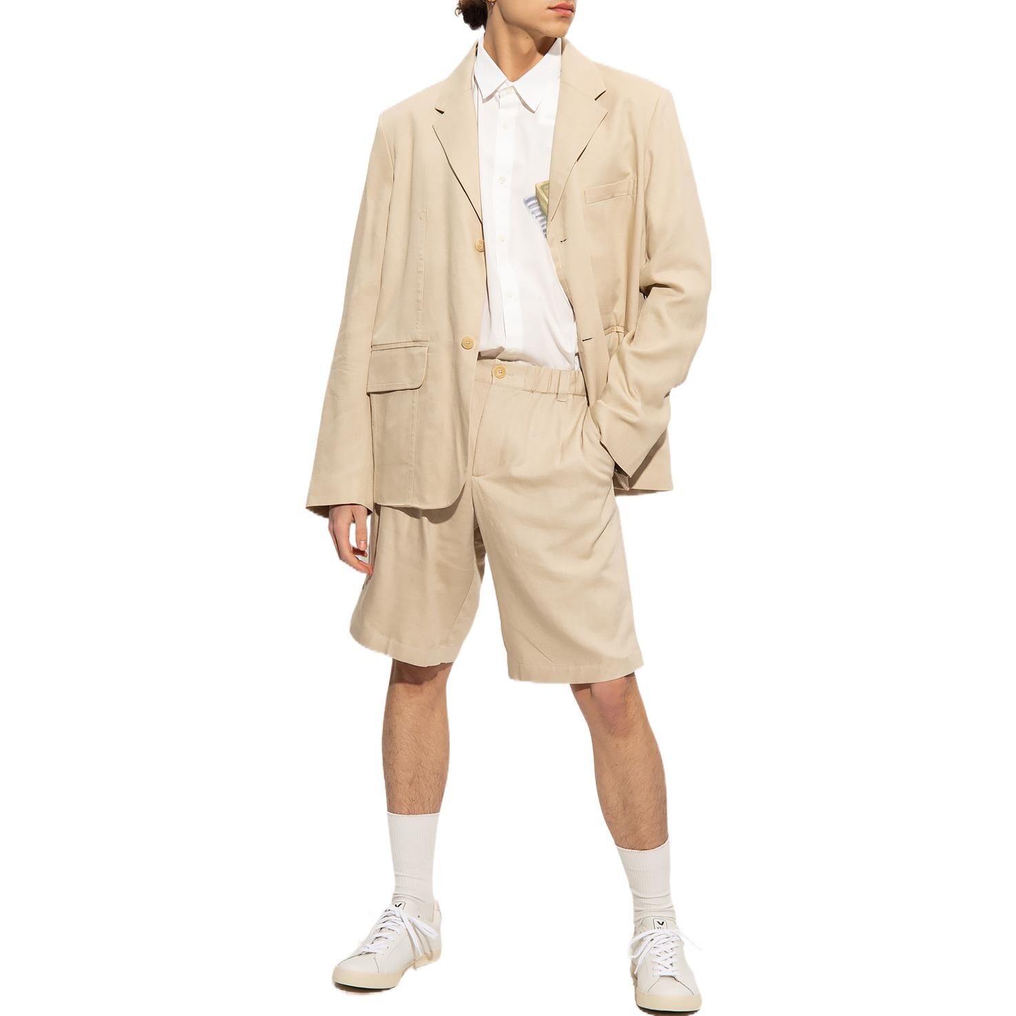 Повседневные шорты мужские хаки Jacquemus, хаки — фото 2