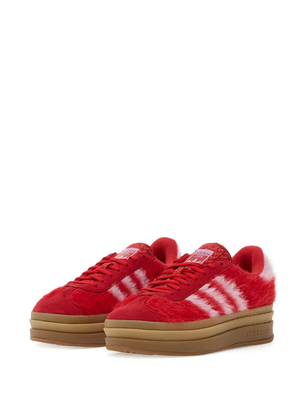 Кроссовки Gazelle Bold W на платформе Adidas, красный — фото 2