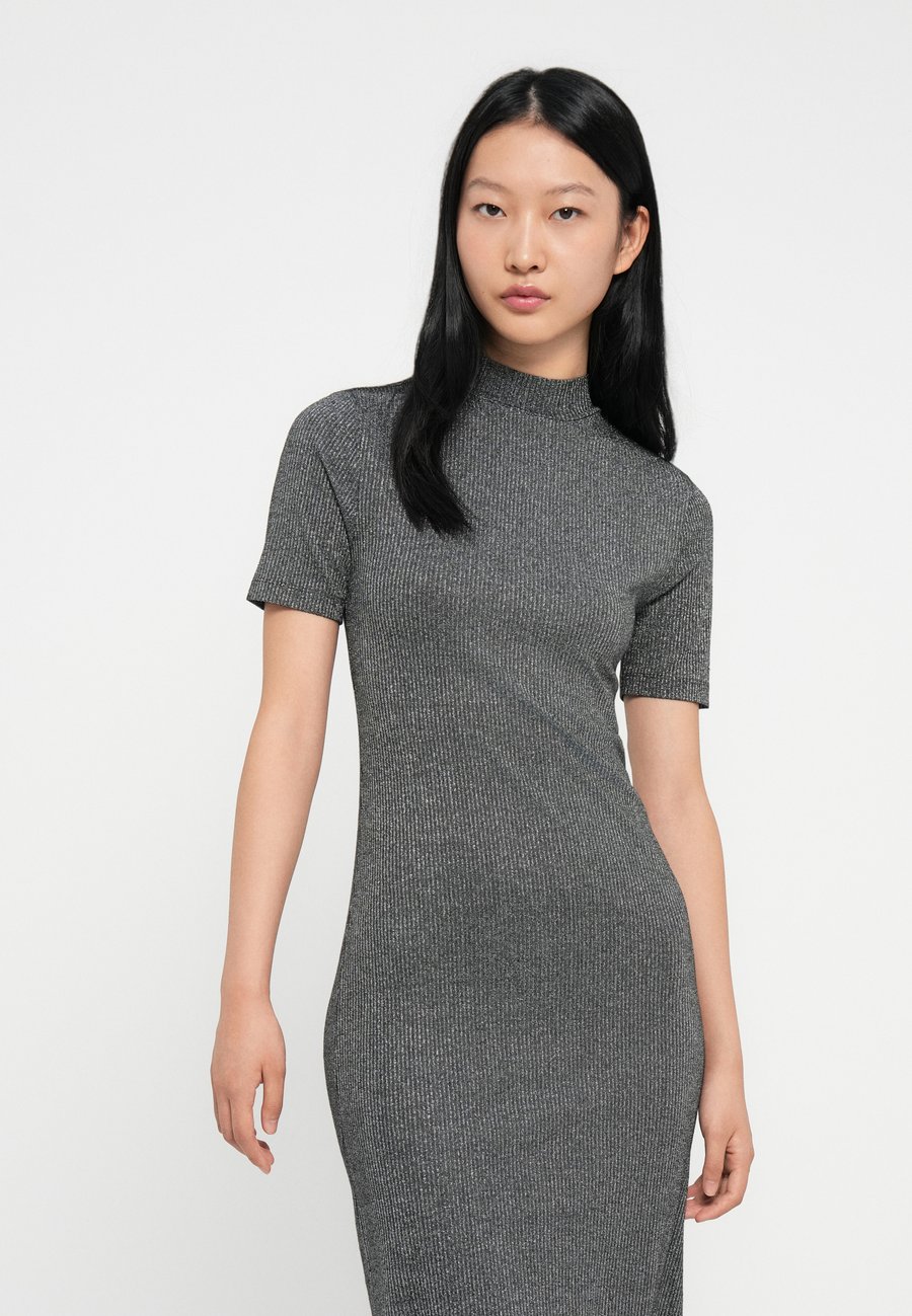 Платье Tommy Hilfiger FESTIVE SPARKLE DRESS, Black/Metallic Black — фото 4