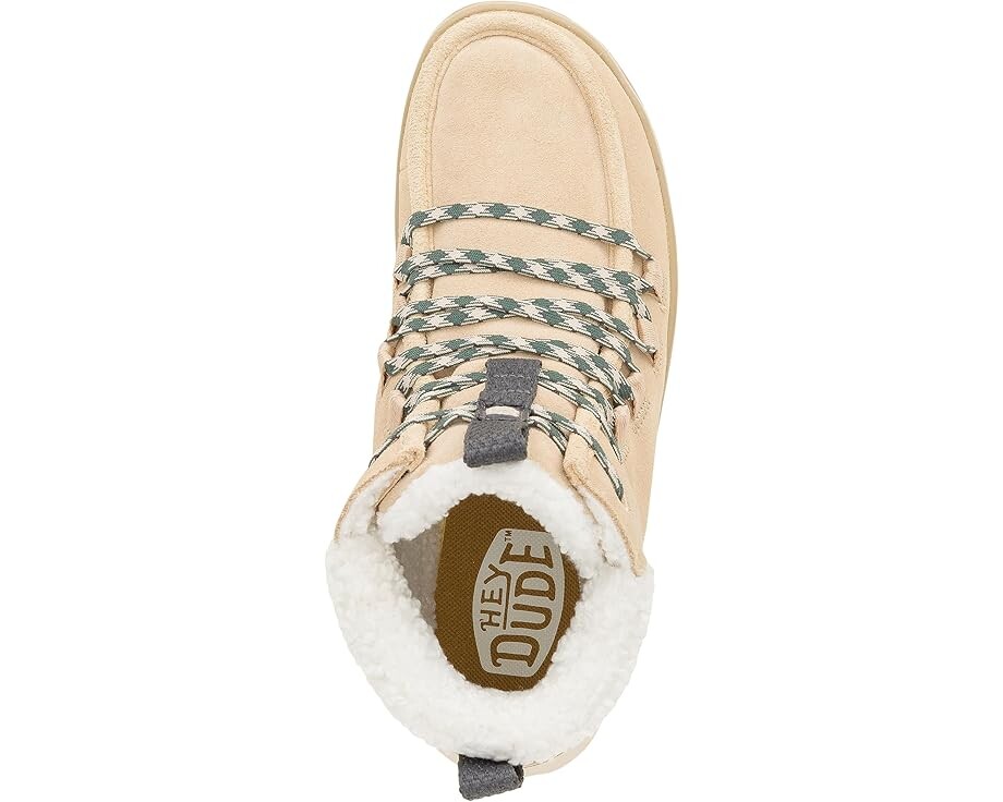 Лоферы Hey Dude Wendy Peak Apres Suede Cozy, цвет Sand Beige — фото 2