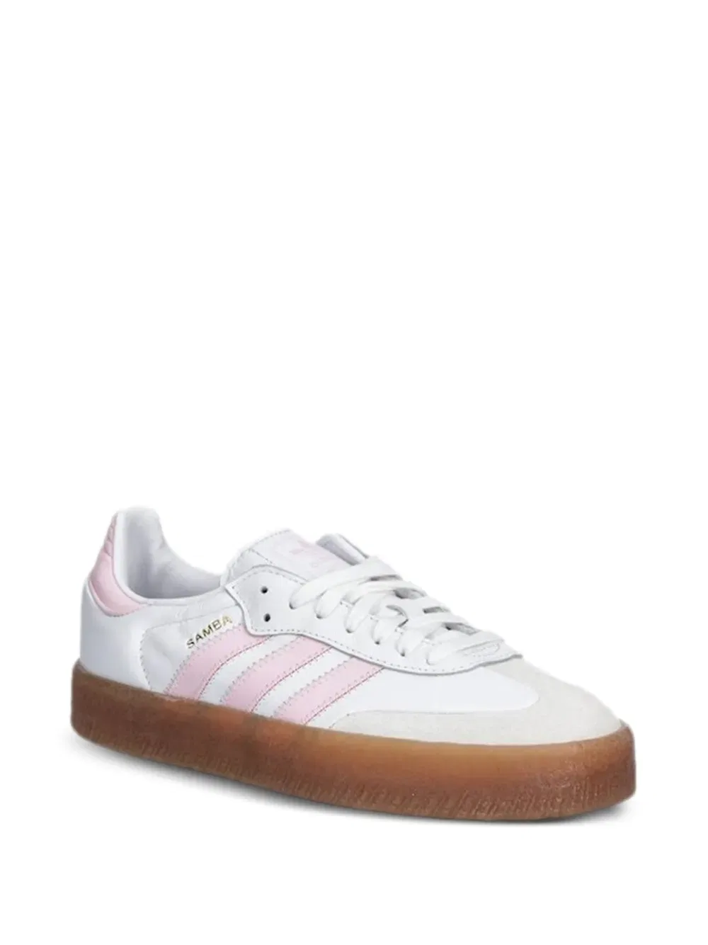 Кроссовки на платформе Samba Adidas Kids, белый