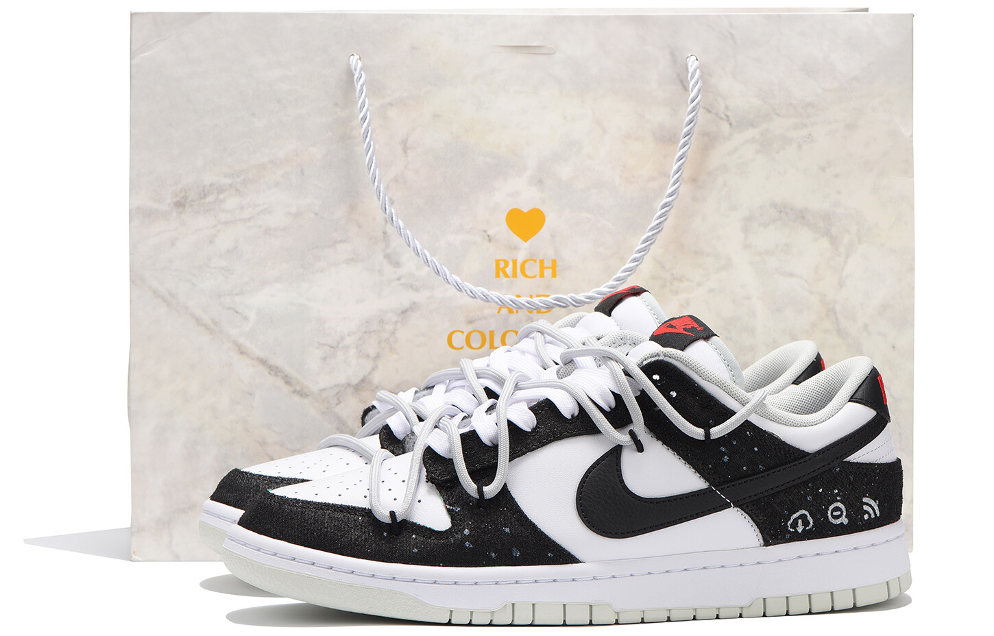 

Мужские кроссовки для скейтбординга Nike Dunk, Speckle Black