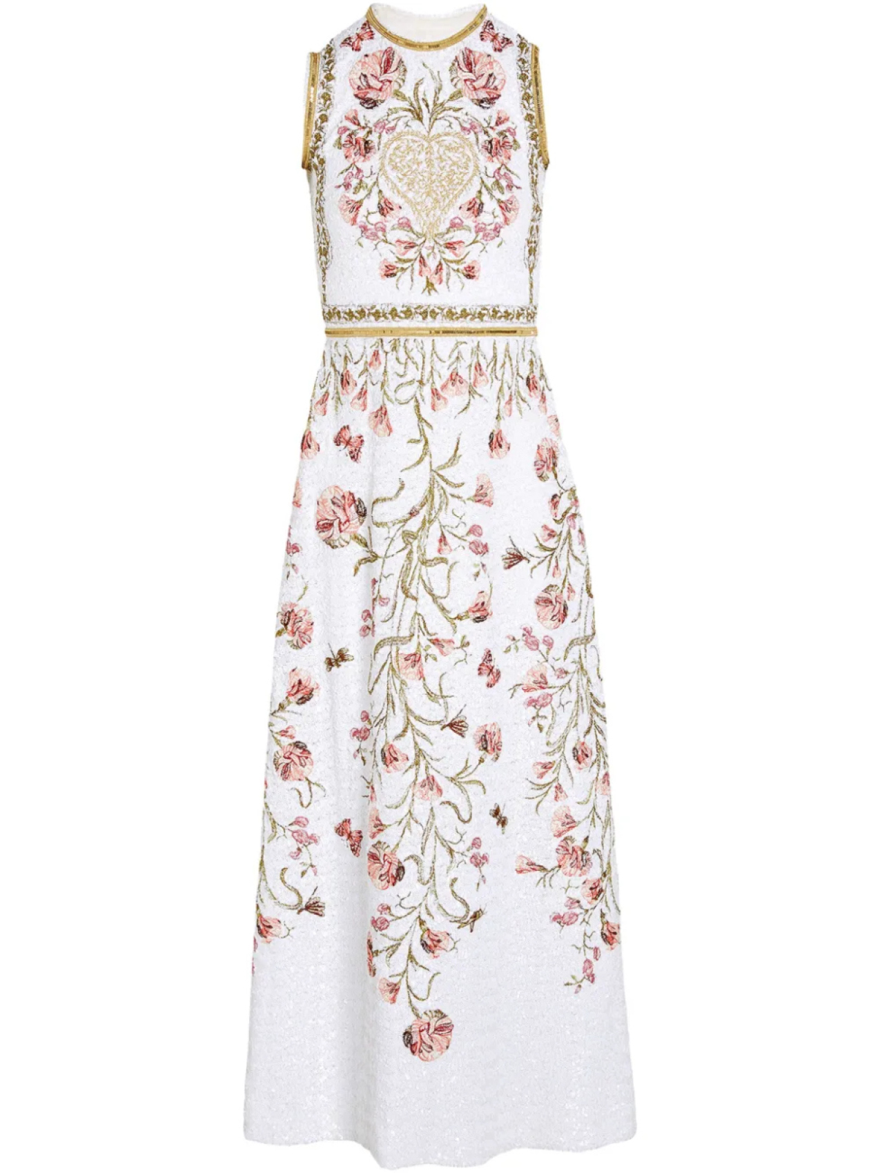 

Платье с пайетками Giambattista Valli, белый