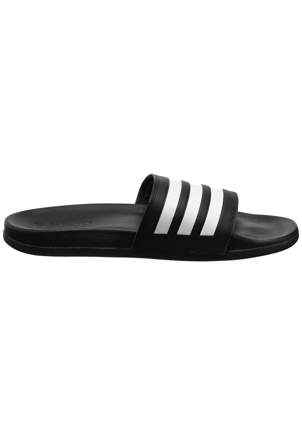 Сандалии для купания Adilette Comfort, нескользящие, мужские adidas, цвет Cblack Ftwwht Cbla — фото 3