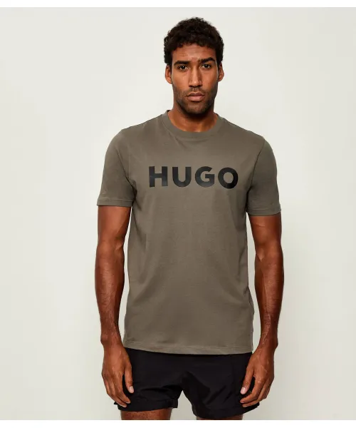 

Футболка dulivio Regular fit Hugo, коричневый