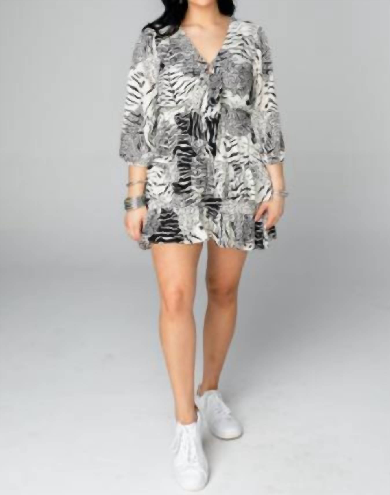 

Платье Sadie Tie Front Ruffled в Арктике BUDDYLOVE, цвет arctic