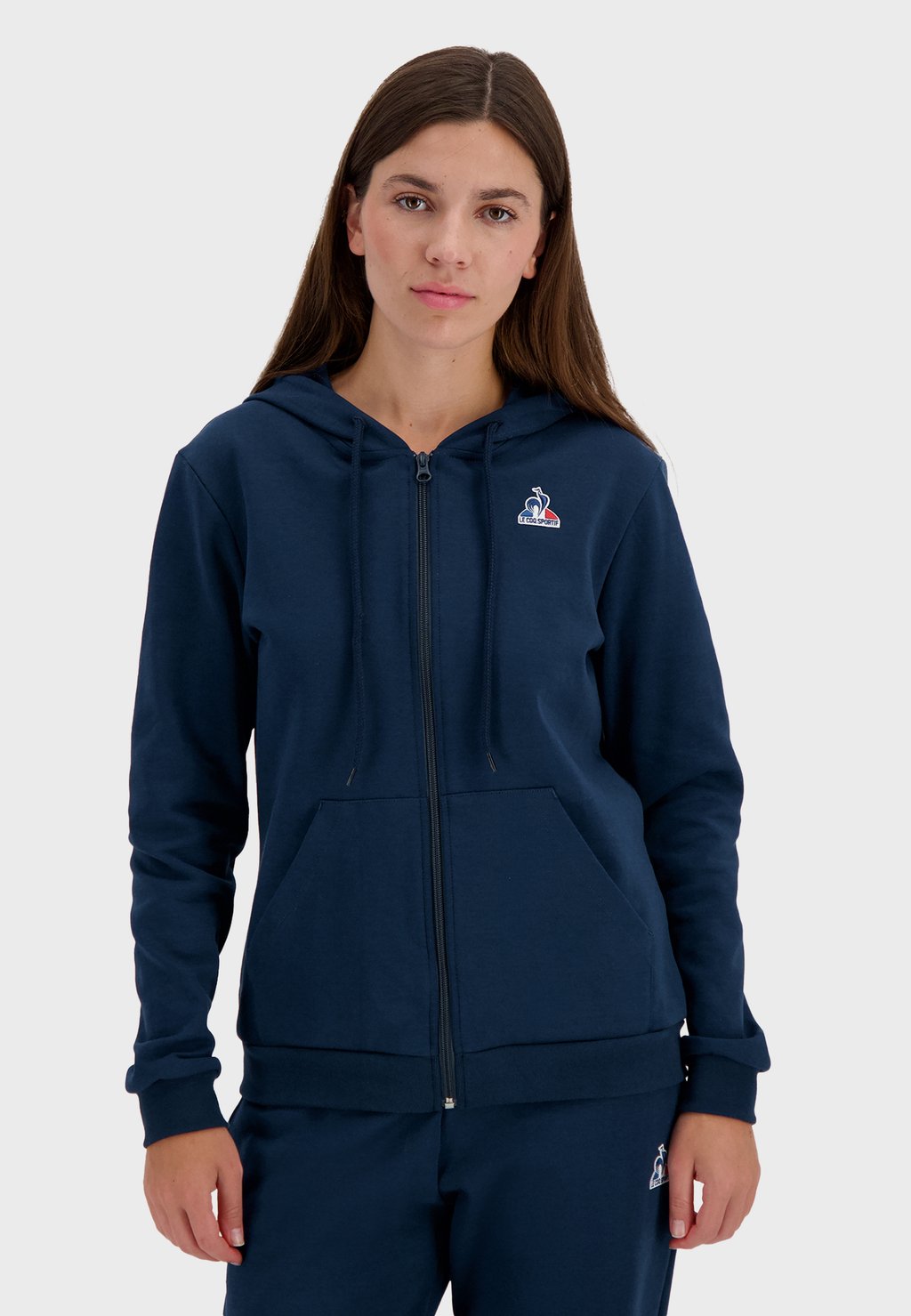 

Толстовка на молнии HOODIE ESSENTIELS le coq sportif, синий