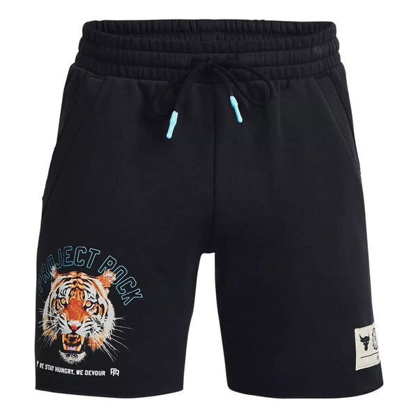 

Шорты project rock rival solid shorts 'black' Under Armour, черный