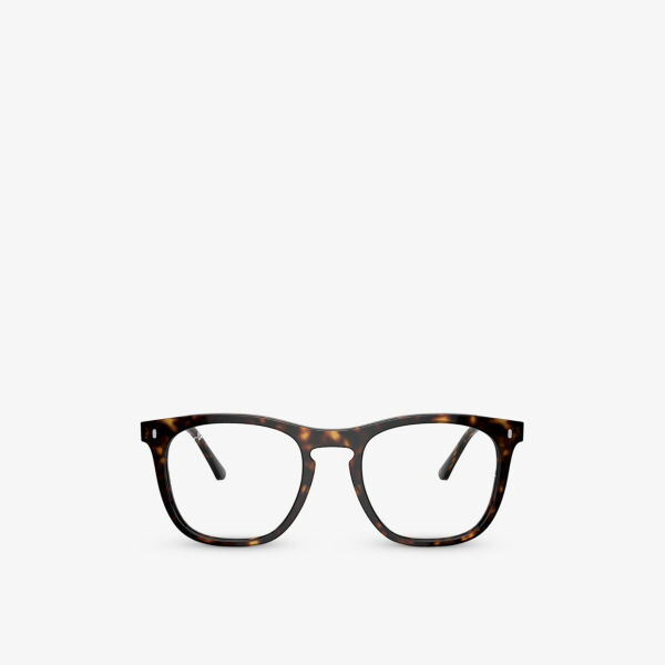 

Rx2210v очки в квадратной оправе из ацетата ацетата Ray-Ban, коричневый
