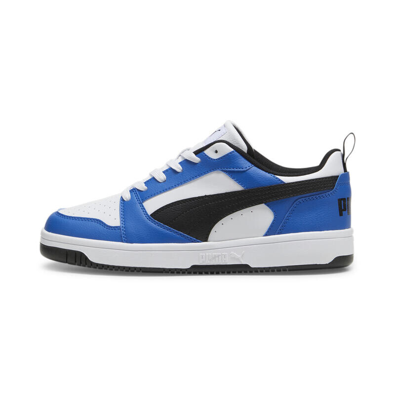 Кроссовки Rebound V6 Low для взрослых PUMA White Black Team Royal Blue — фото 3