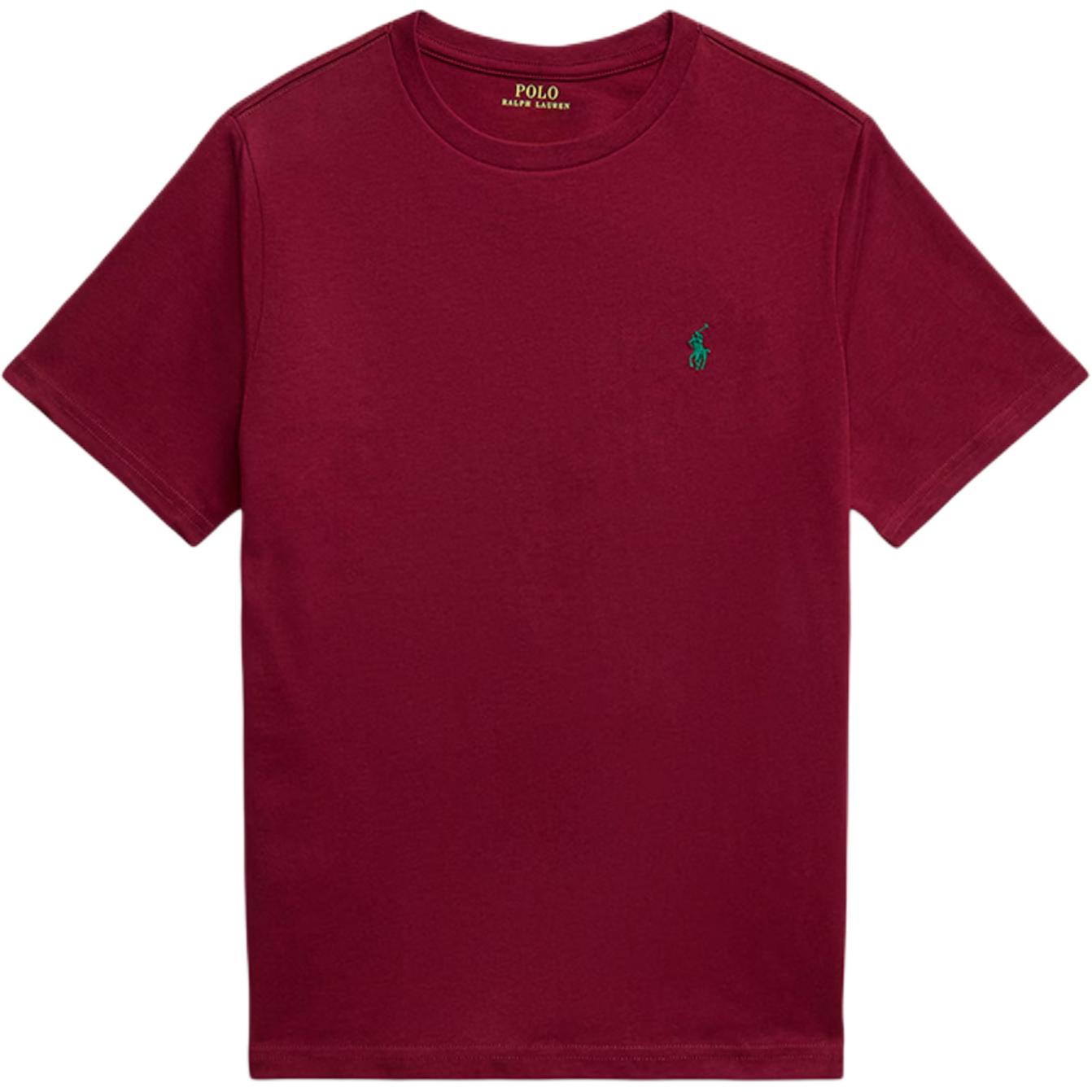 Детская футболка Polo Ralph Lauren, Burgundy — фото 2