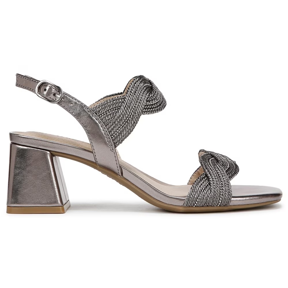 Туфли-сандалии на шпильке с ремешком Charnelle Lifestride, pewter grey faux leather — фото 2