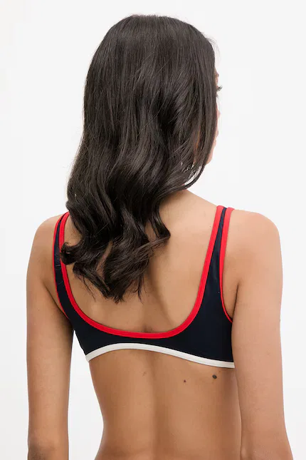 Купальник раздельный спортивный Tommy Hilfiger, синий — фото 3