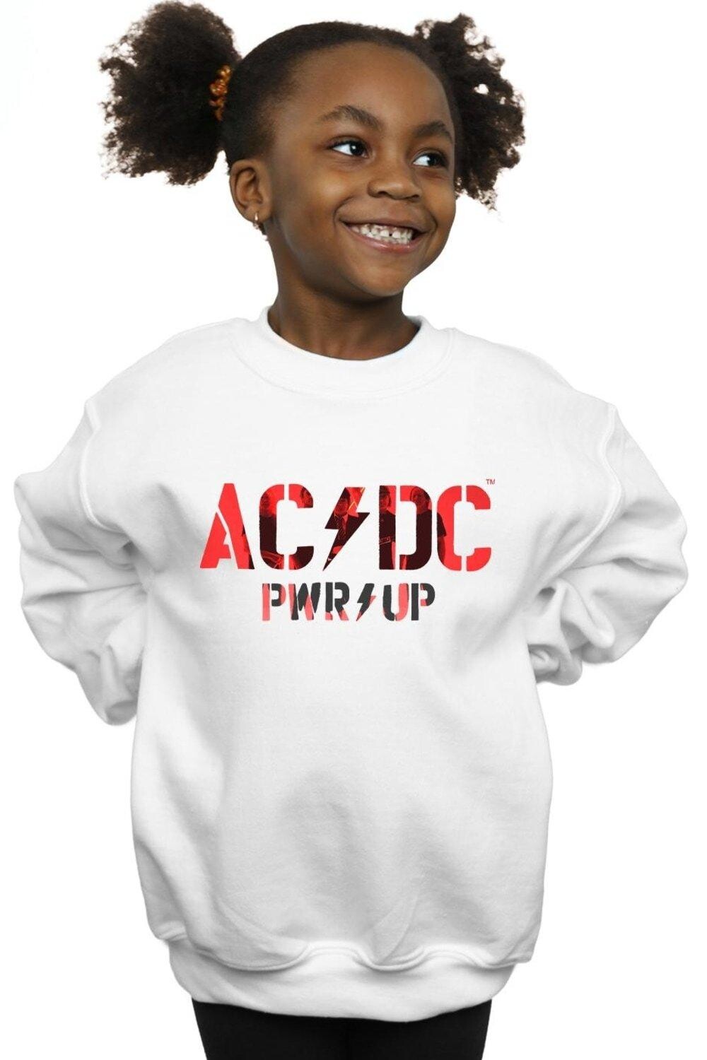 

Толстовка с логотипом PWR UP AC/DC, белый