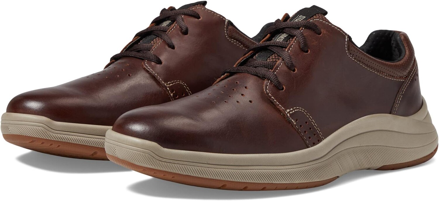 

Кроссовки Stacy Adams Lennox Plain Toe Lace-Up Sneaker, цвет Brown Smooth