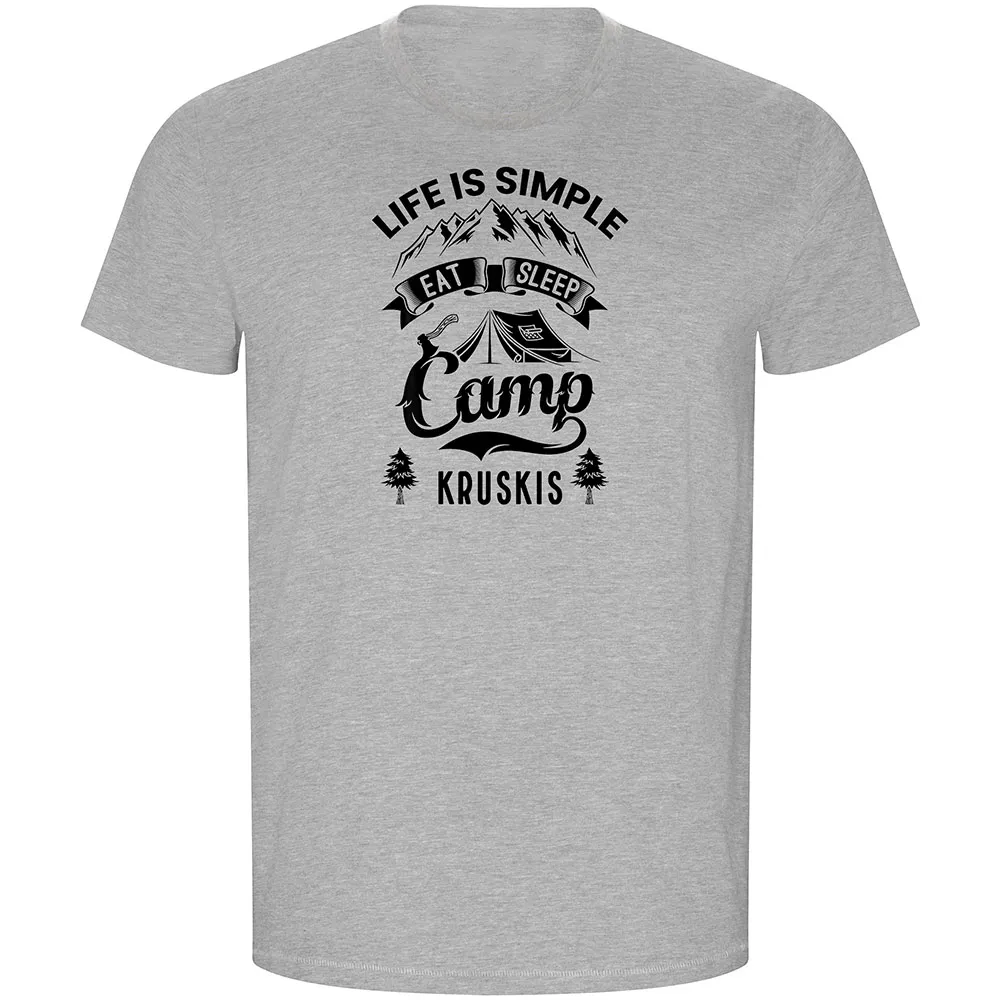 

Футболка с коротким рукавом Kruskis Life Is Simple ECO, серый