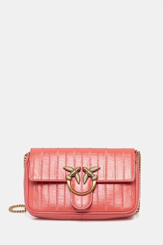 

Кожаная сумка Pinko, оранжевый