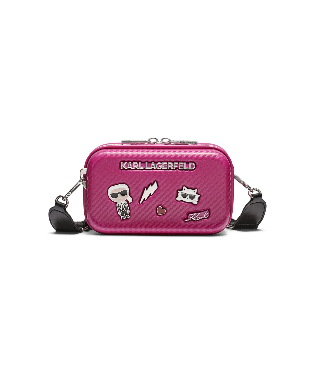 

Сумка maybelle hardcase crossbody cate pins KARL LAGERFELD PARIS, розовый