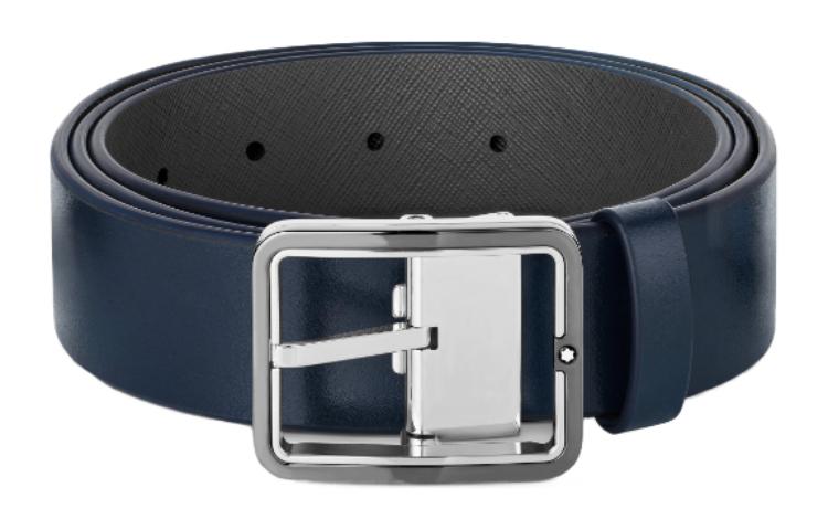 

MONTBLANC Реверсивный кожаный ремень, Blue