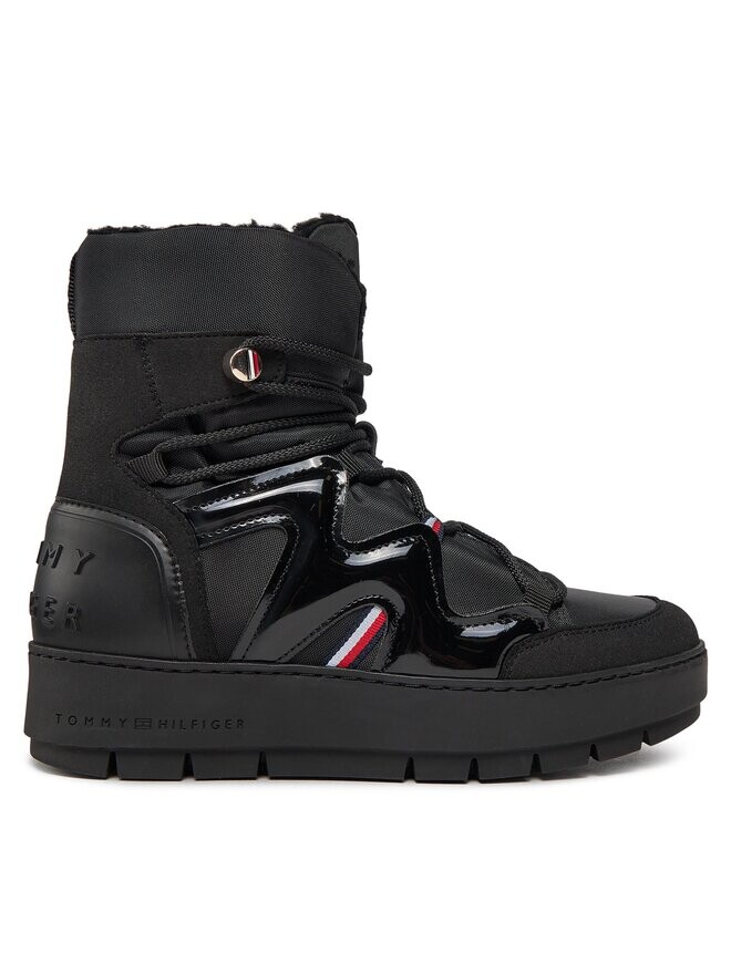 Снегоступы Patent Snowboot Tommy Hilfiger, черный