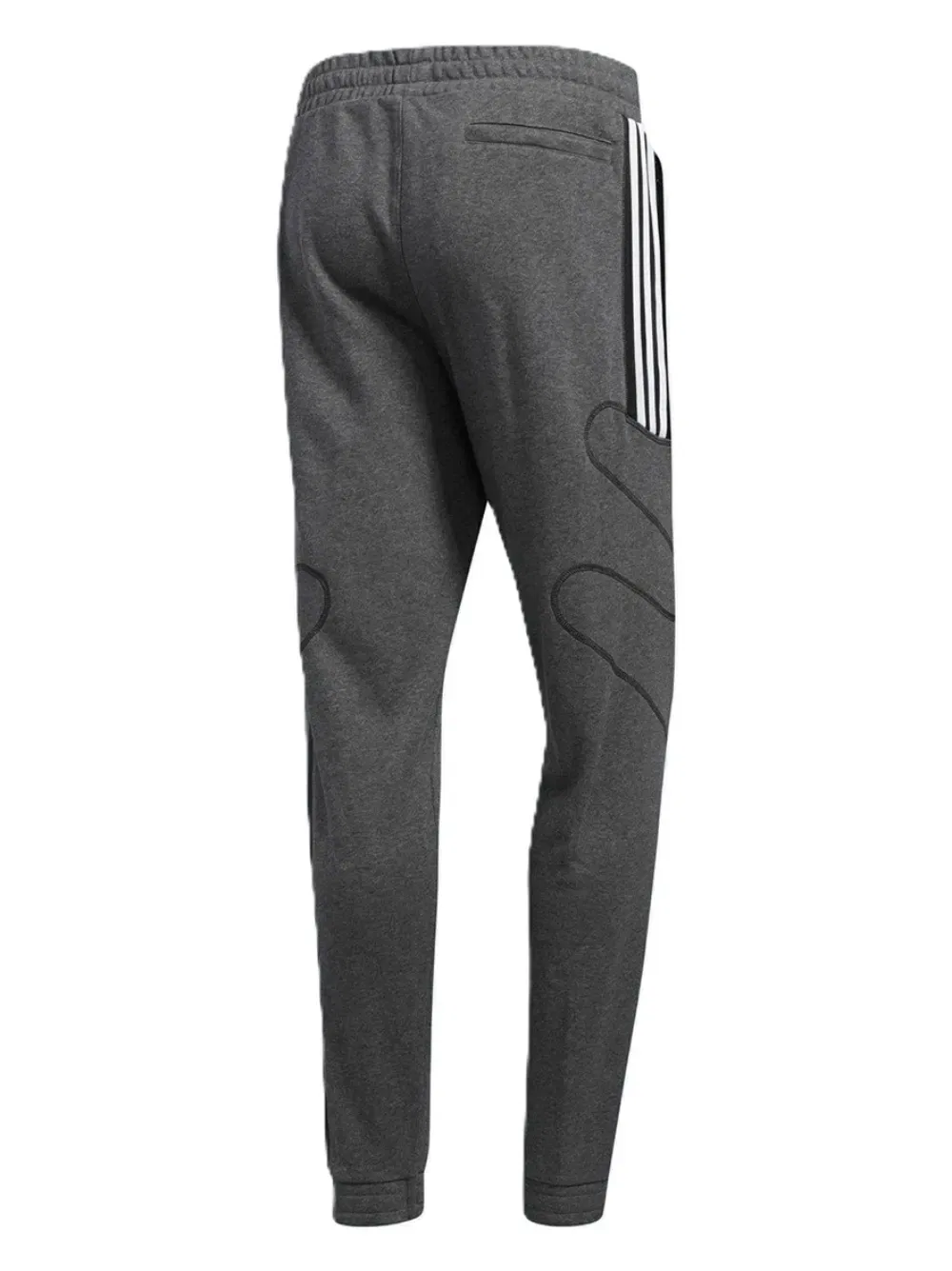 Спортивные брюки с полосатой отделкой Adidas, серый — фото 2