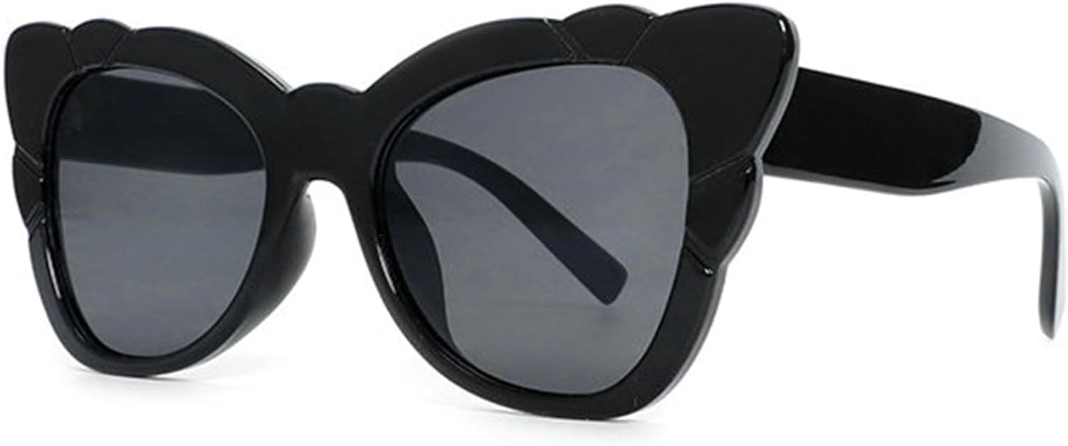 

Willochra Винтажные большие милые солнцезащитные очки «кошачий глаз» для женщин, классические ретро-очки с бабочками, модные солнцезащитные очки с градиентным переходом UV400, C1