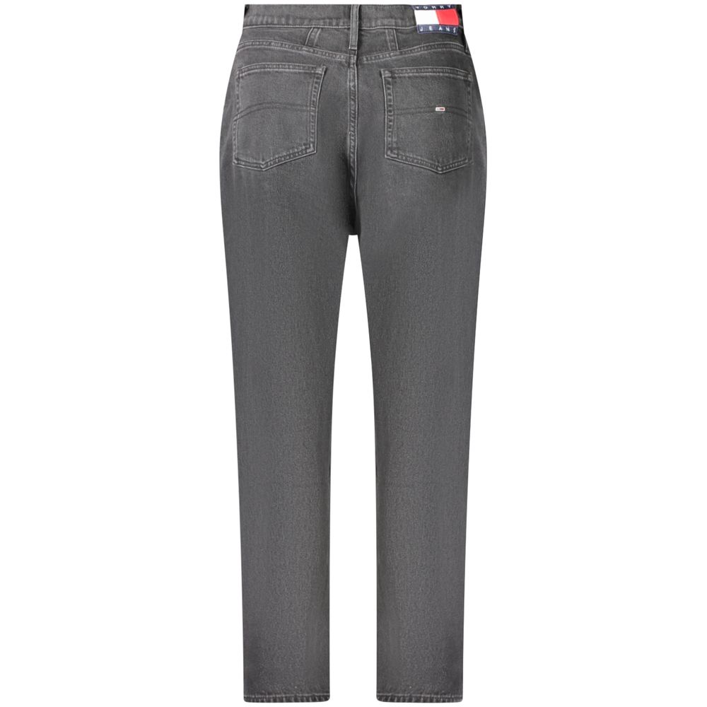 Черные хлопковые женские джинсы Tommy Hilfiger — фото 2