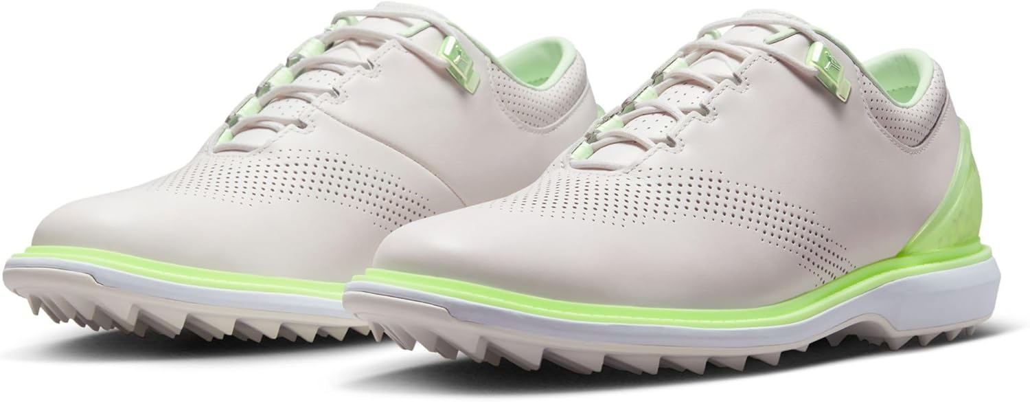 Мужские туфли для гольфа Jordan ADG 4 DM0103-003 Phantom/White/Light Bone/Barely Volt Nike, Pink — фото 2