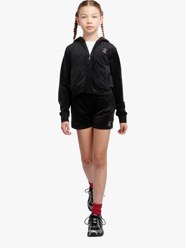 Детская худи с молнией Arch Juicy Couture, Jet Black — фото 2