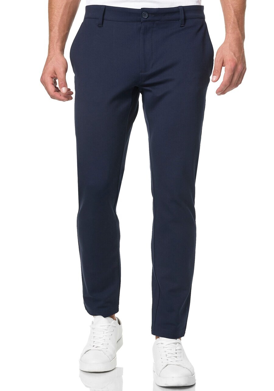 

Брюки чинос INDICODE Regular Chino Pants, темно-синий