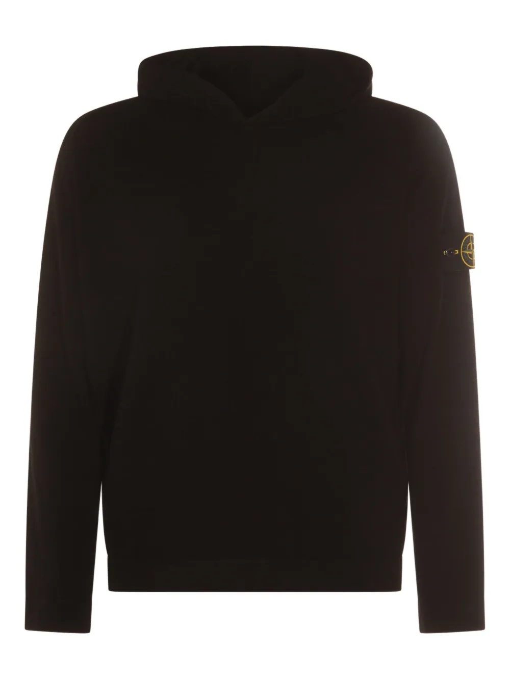 

Худи с нашивкой-логотипом Stone Island, черный