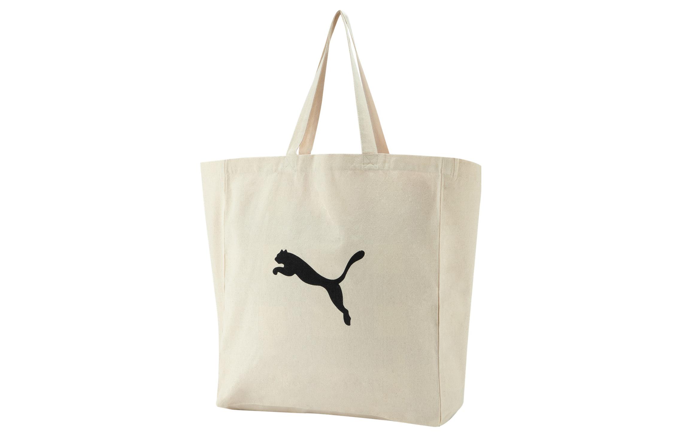 

PUMA Сумка из холщовой ткани, сумка на плечо, обычная, унисекс, белая
