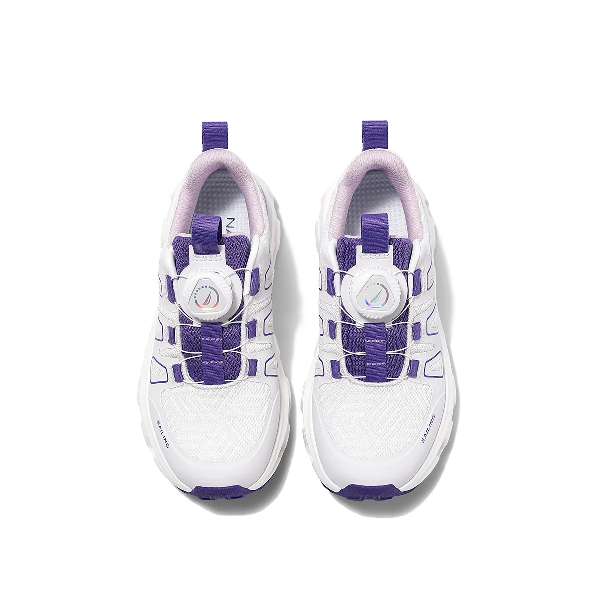 NAUTICA Детские кроссовки для бега low top мягкие фиолетовые белые — фото 4