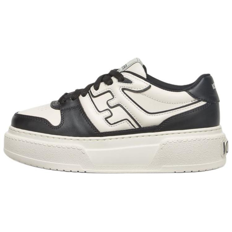 FENDI Кроссовки Match Platform White Black Women's