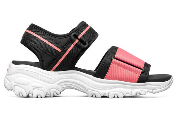 Сандалии d'lites 1.0 sandals black/pink Skechers, черный — фото 2