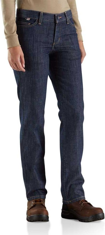 

Carhartt женские огнестойкие джинсы Rugged Flex Original Fit, Premium Dark