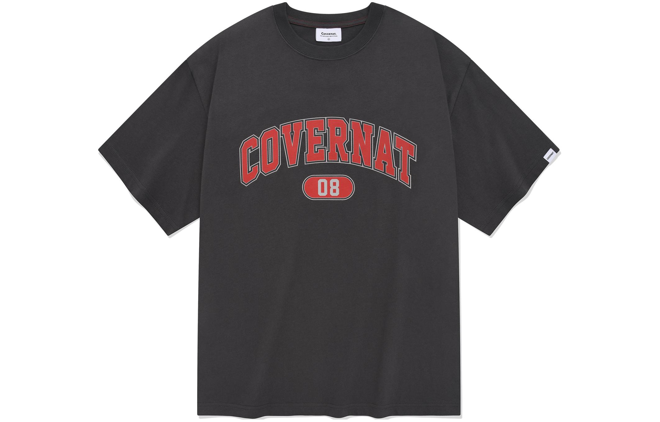 

Covernat Мужская футболка SS24, цвет угольно-серый