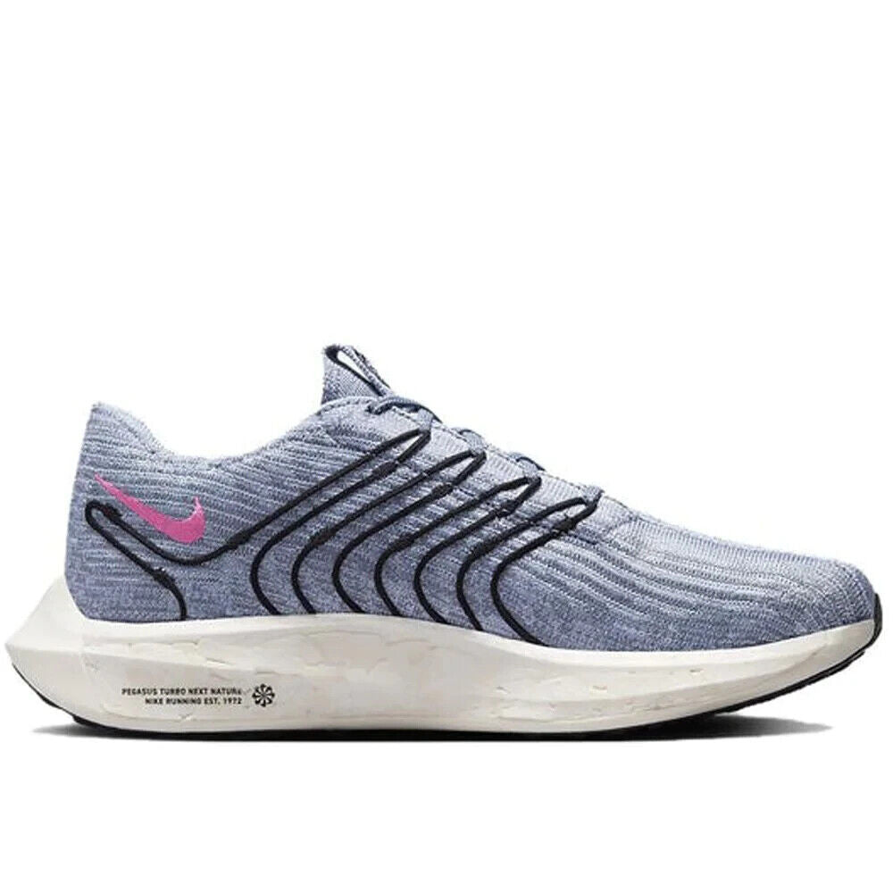Nike Pegasus Turbo Next Nature DM3413-400 мужские US 7.5 шиферные беговые кроссовки, серый — фото 3