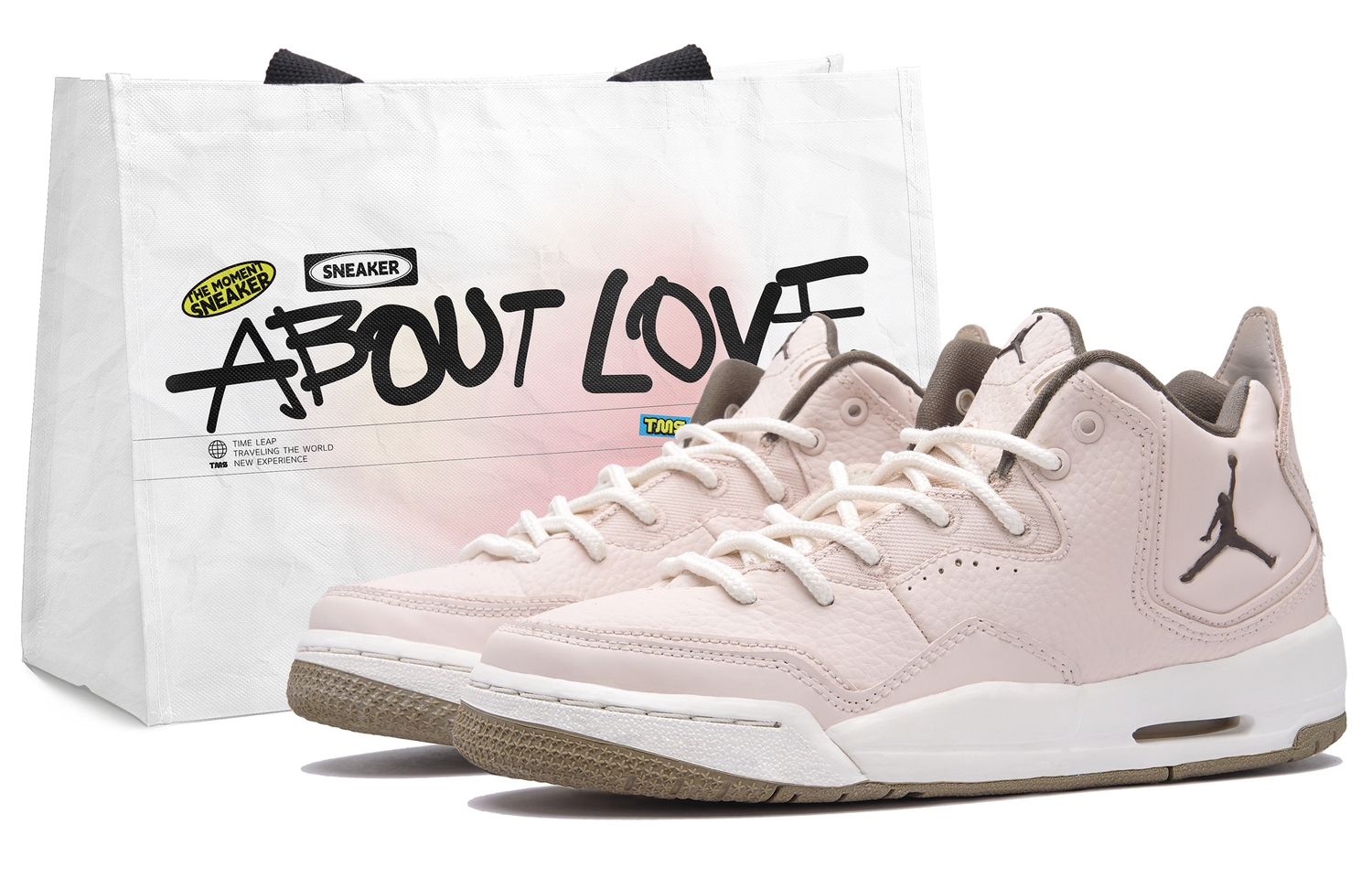 

Jordan Courtside 23 Heart Bubble Gum Mid Top детские баскетбольные кроссовки Pink для подростков