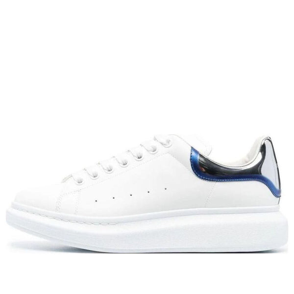

Кроссовки oversized sneakers 'white black blue' Alexander Mcqueen, белый