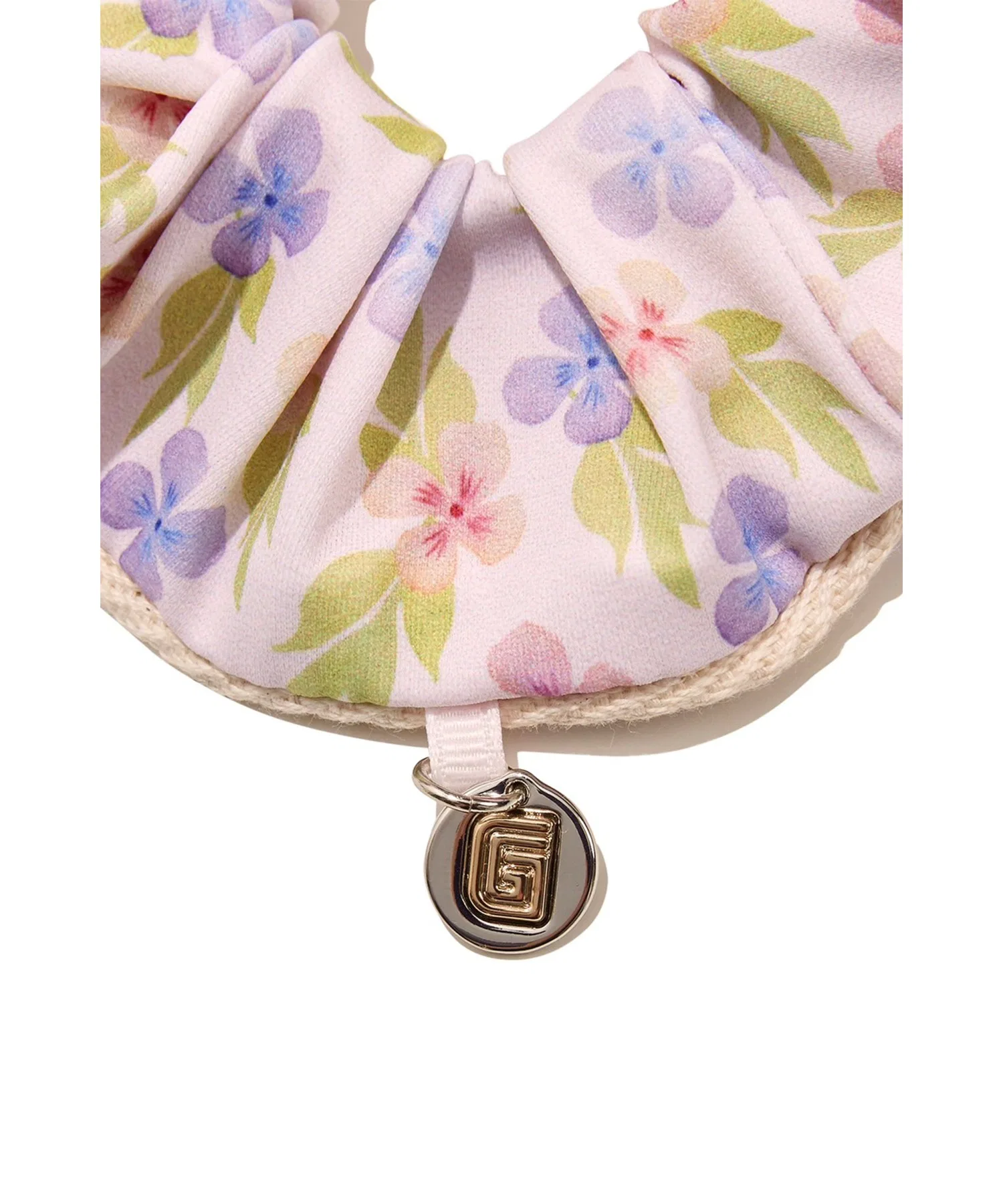 Резинка для волос CHARM SCRUNCHIE GLOWNY беби-розовый — фото 2