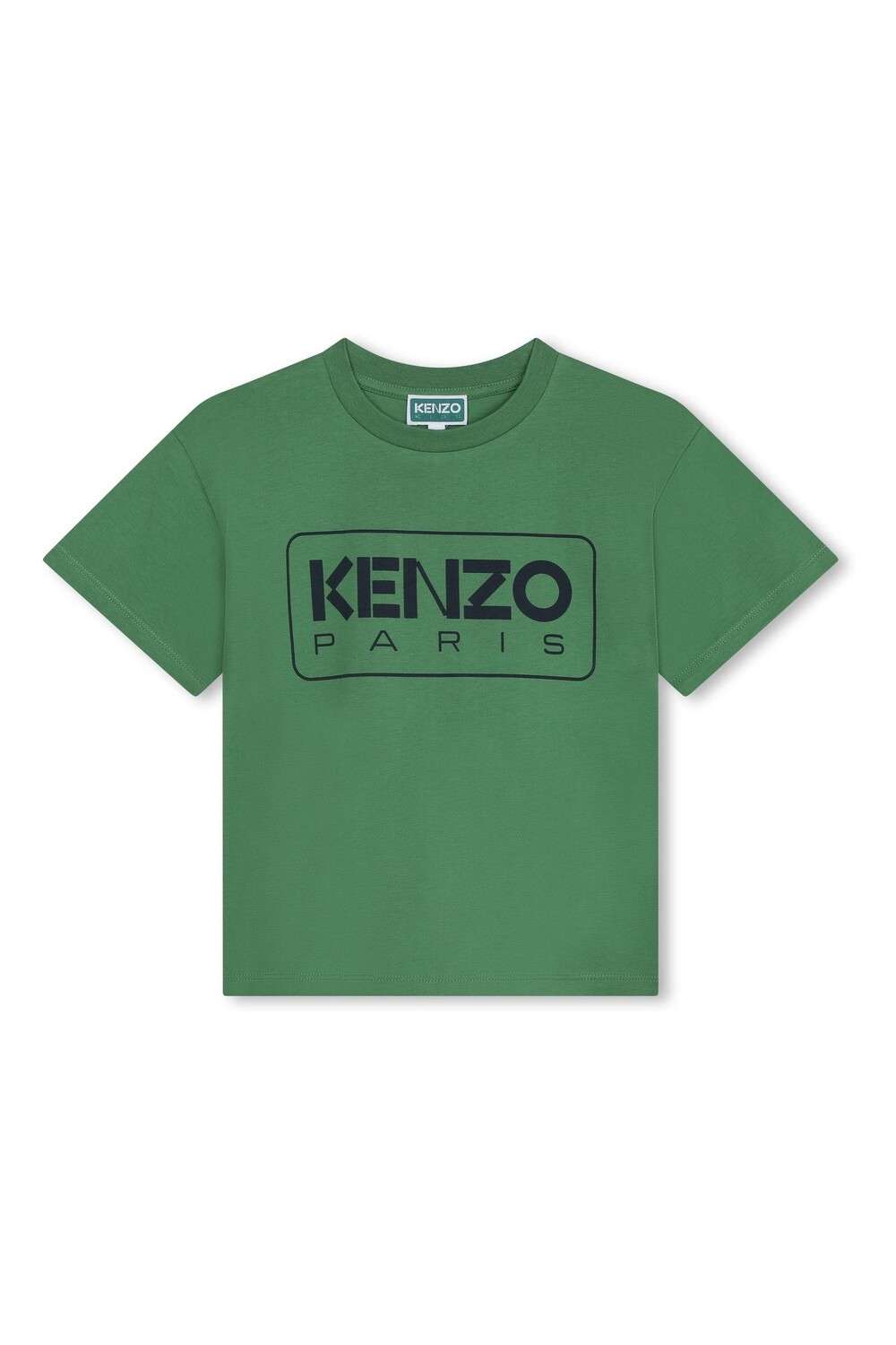 

Толстовка с короткими рукавами и логотипом Kenzo Kids, зеленый