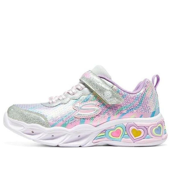 

Кроссовки sweetheart lights 'silver rainbow' Skechers, серебряный