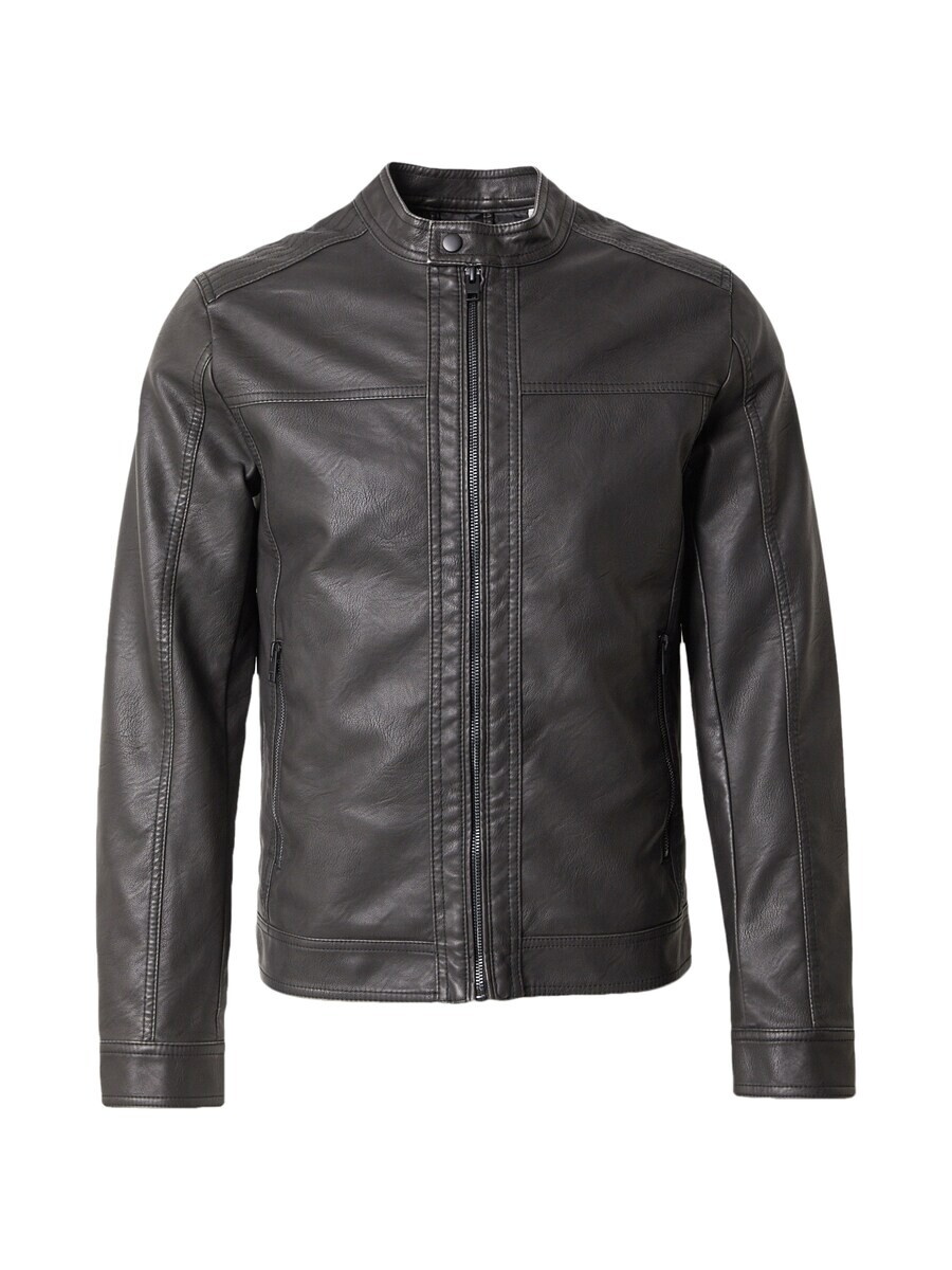 

Кожаная куртка JACK & JONES Between-Season Jacket JJEWarner, черный