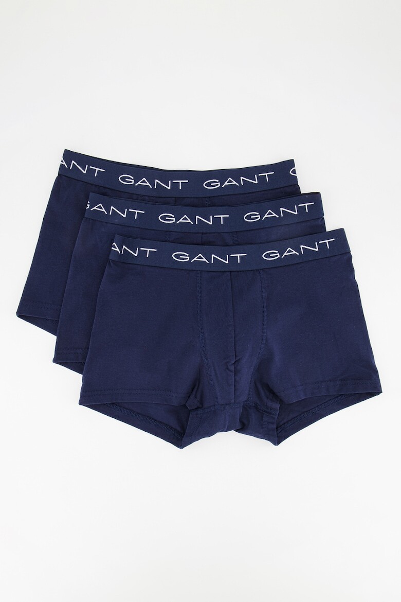 

Боксеры с логотипом - 3 пары Gant, синий
