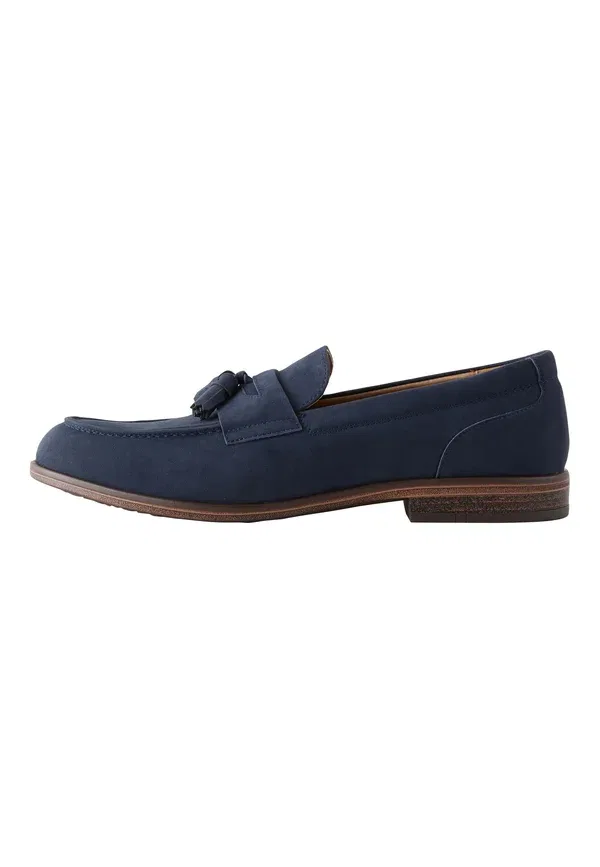 Лоферы с кисточками Regular fit slip ons Next, темно-синий — фото 4