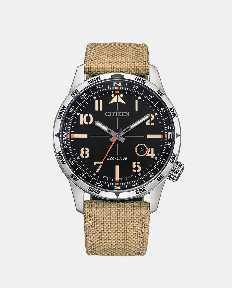 

Стальные мужские часы Off Collection BM7550-10E Citizen, серебряный