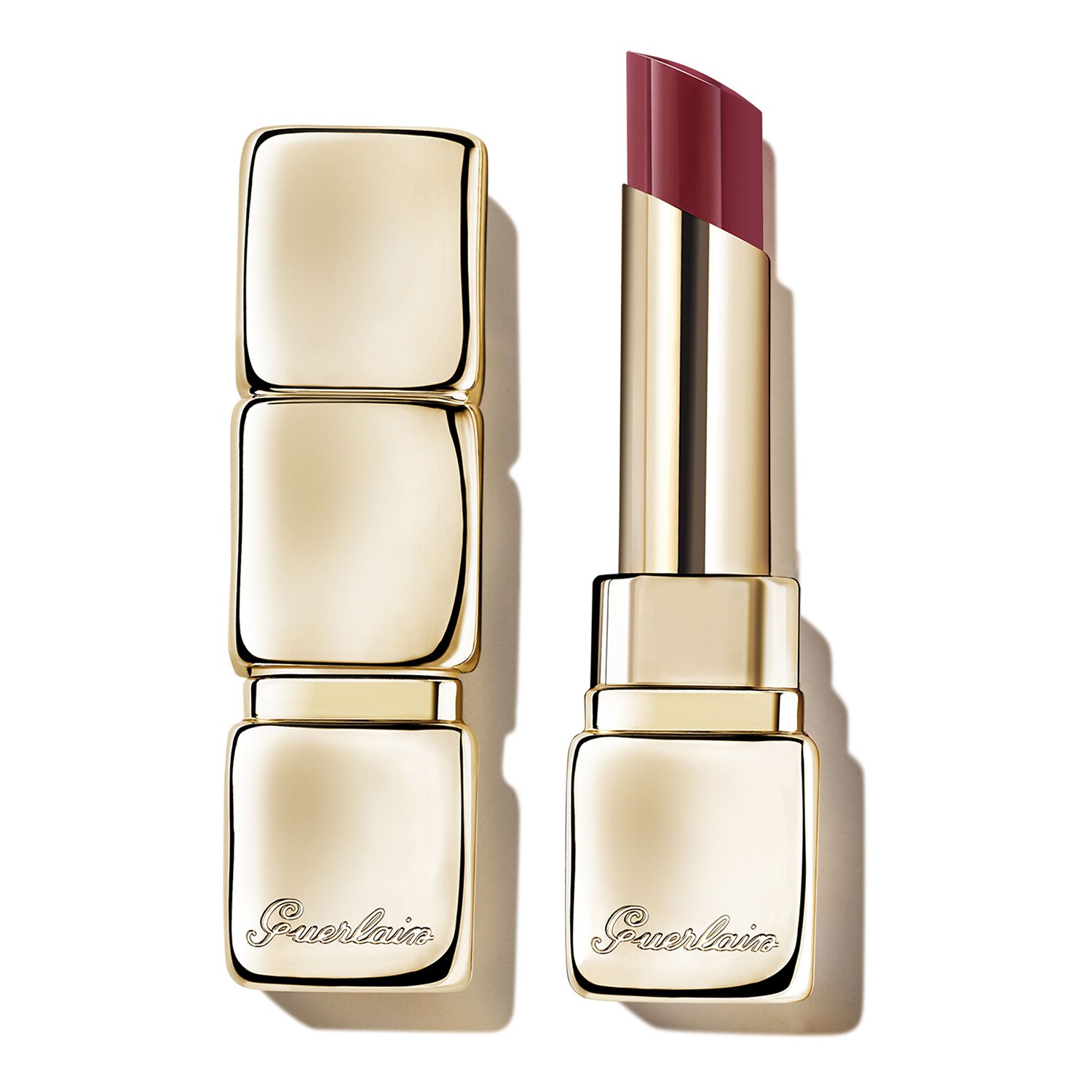 

Помада, на 95% состоящая из натуральных ингредиентов. KissKiss Shine Bloom Guerlain, 829 Tender Lilac (3,2gr)