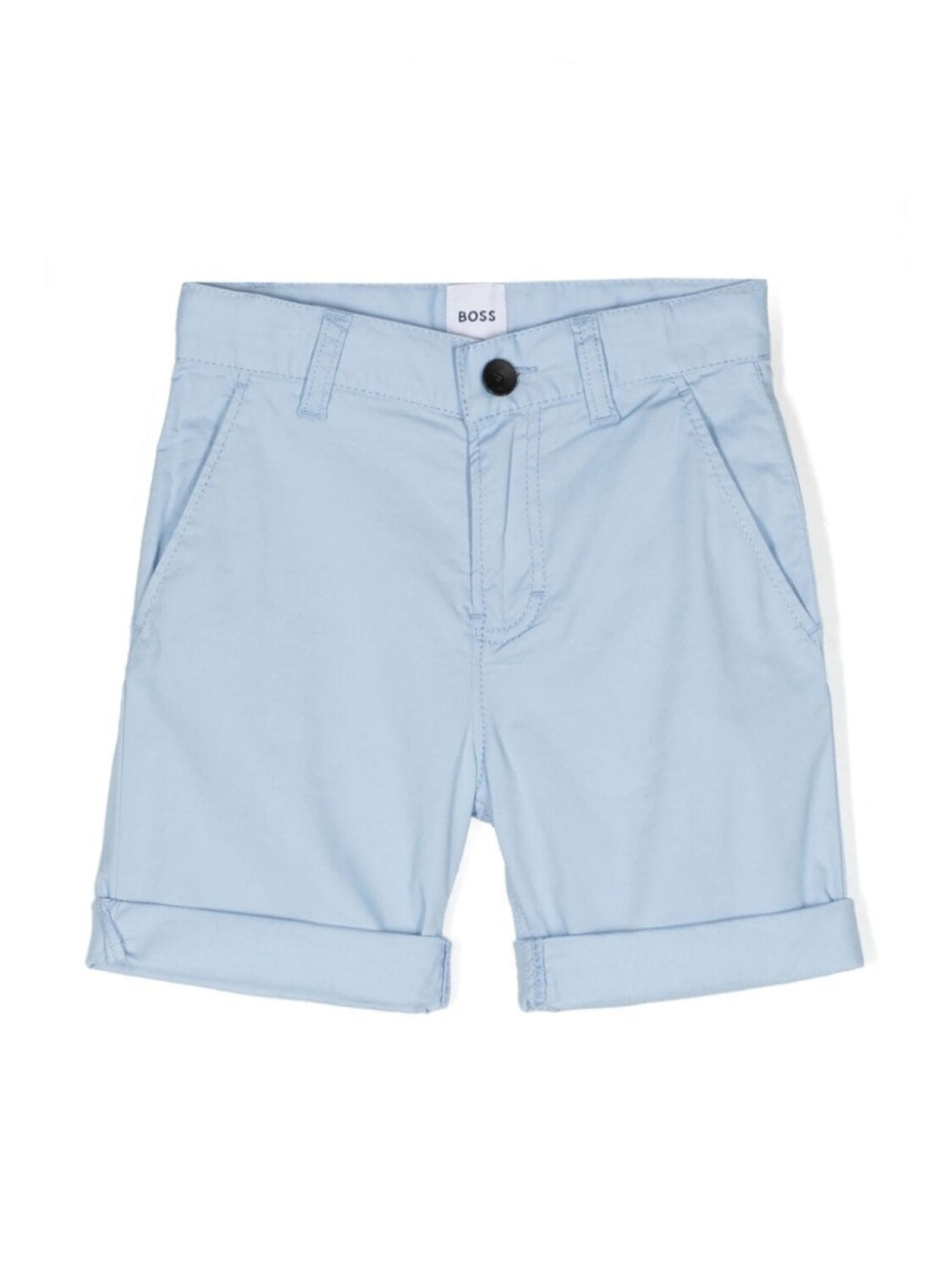 

BOSS Kidswear шорты средней посадки, синий