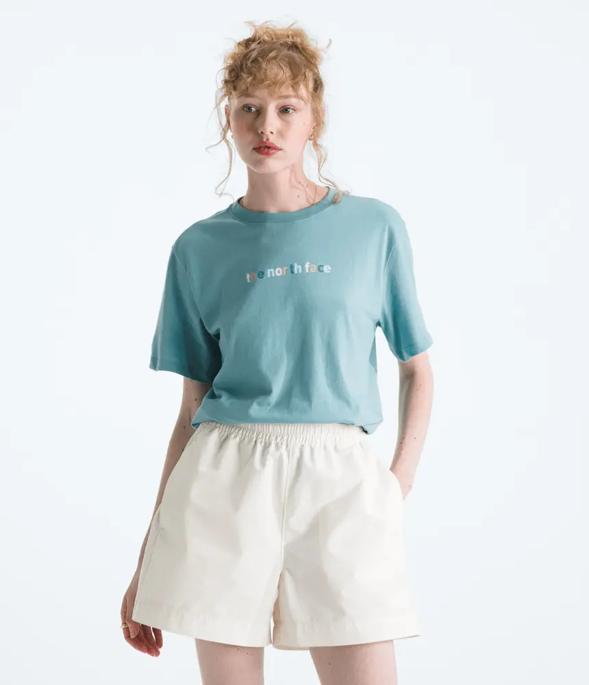 

Женская футболка Evolution Proud с коротким рукавом - с рисунком The North Face, Blue Eclipse